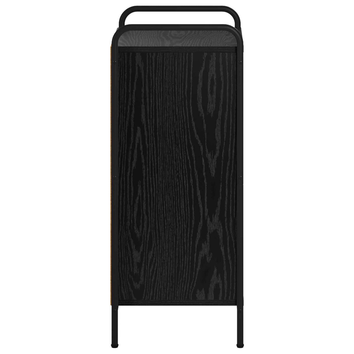 Sideboard Black Oak 40 x 33 x 80.5 cm Engineered Wood
