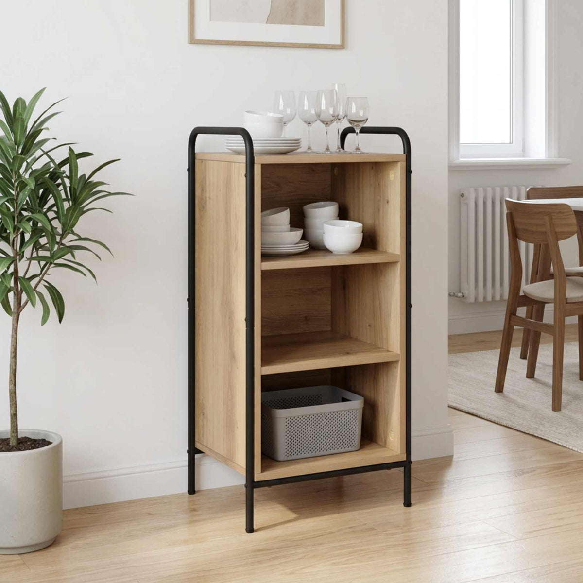 Sideboard Artisan Oak 40 x 33 x 80.5 cm Engineered Wood