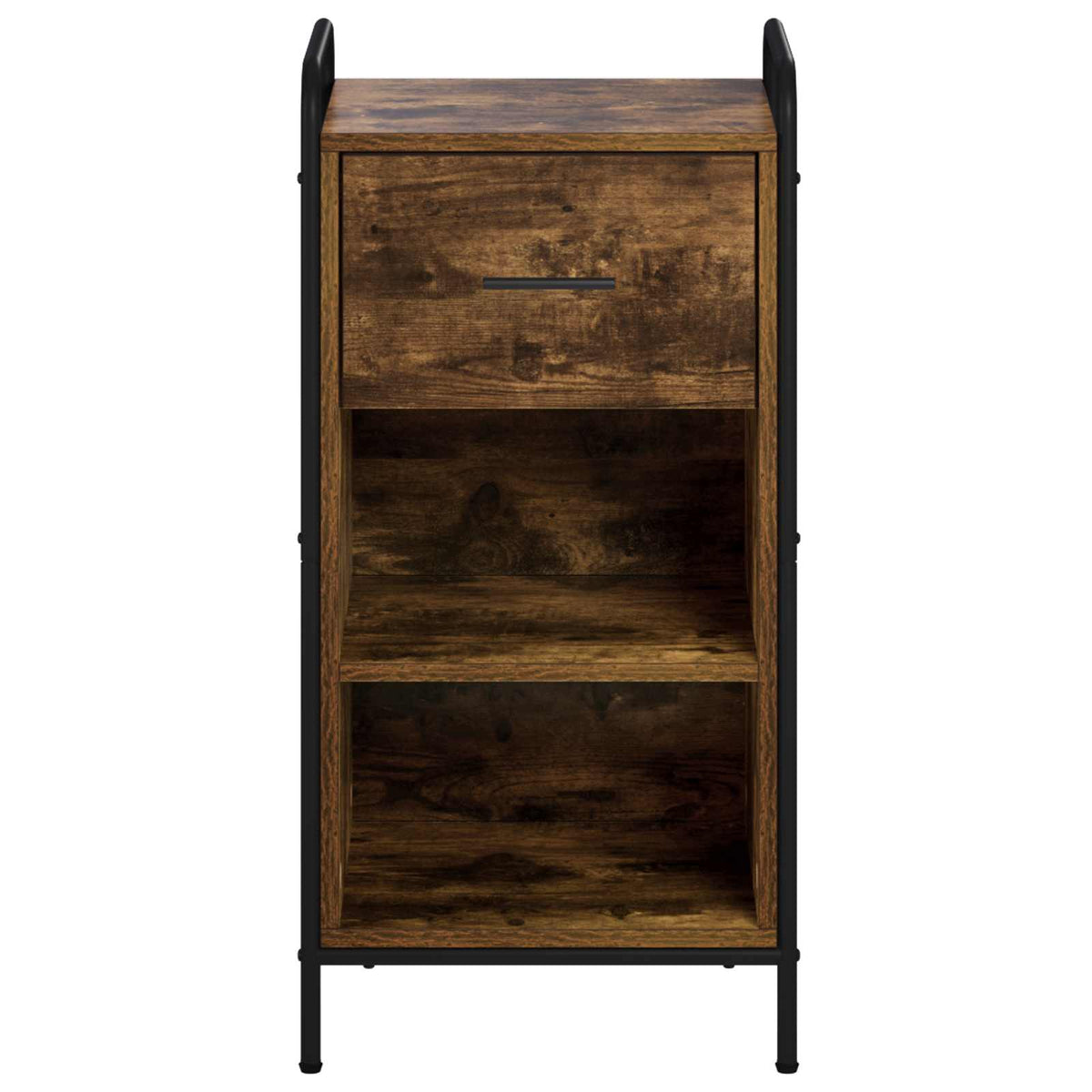 Sideboard Smoked Oak 40 x 33 x 80.5 cm Engineered Wood
