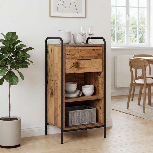 Sideboard Old Wood 40 x 33 x 80.5 cm Engineered Wood