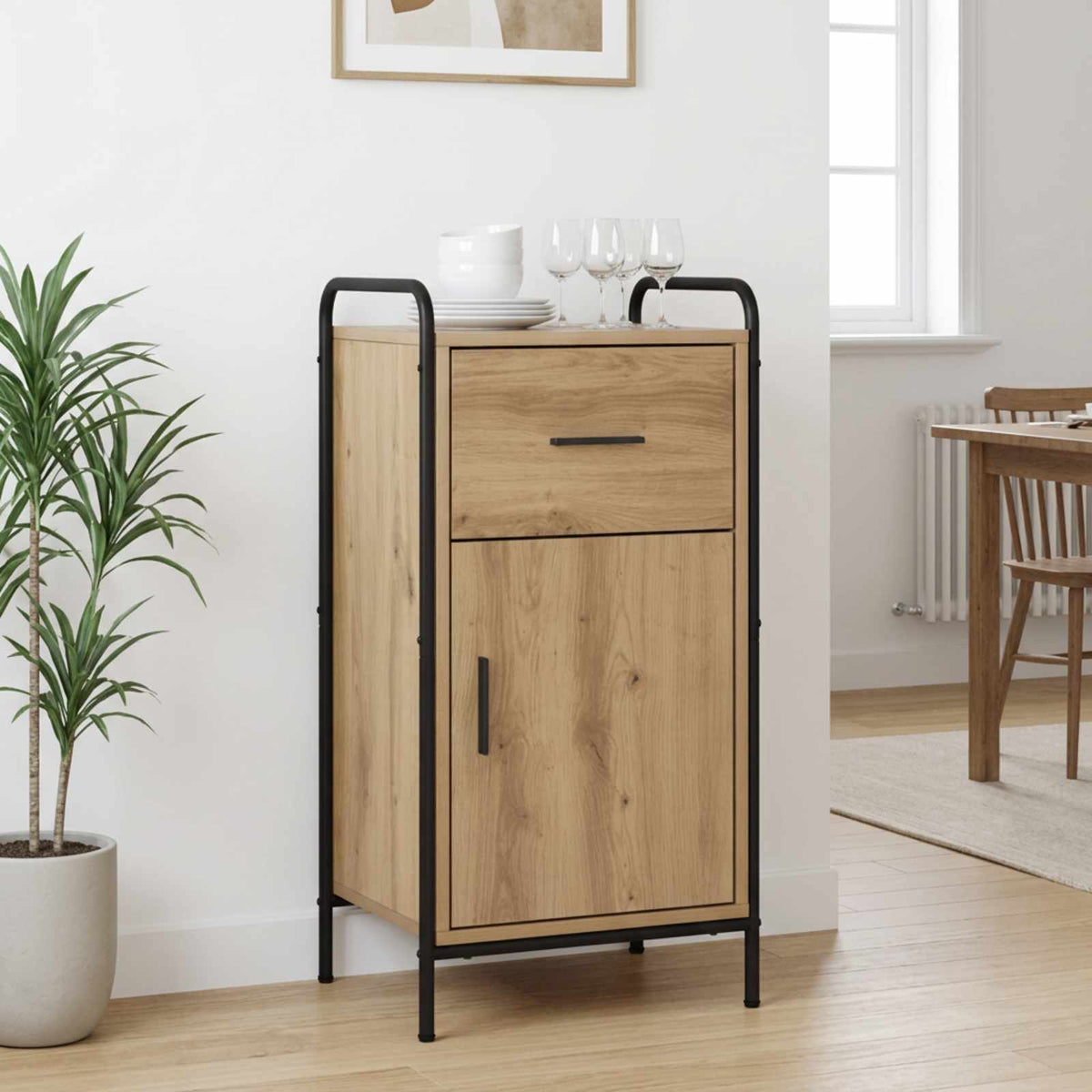 Sideboard Artisan Oak 40 x 33 x 80.5 cm Engineered Wood