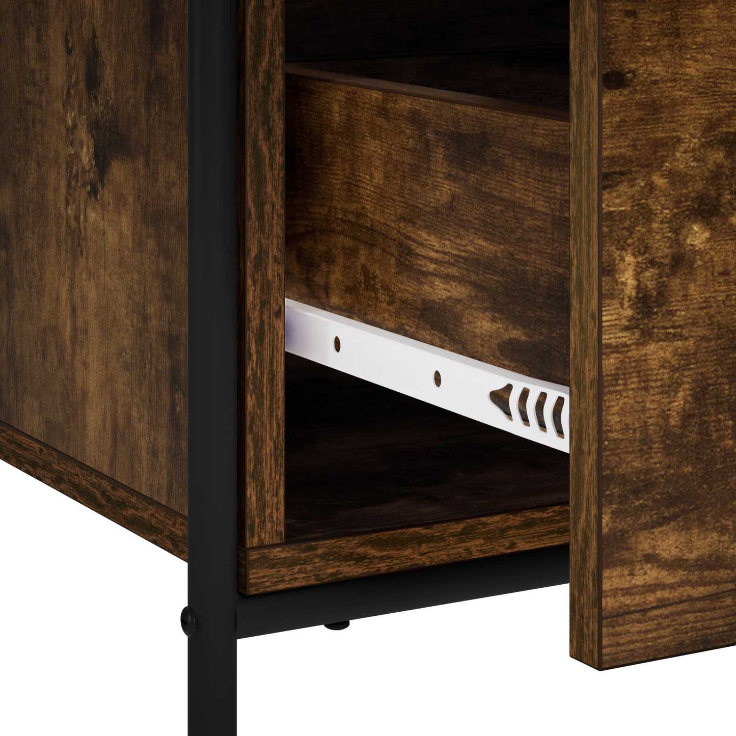 Sideboard Smoked Oak 73 x 33 x 81 cm Engineered Wood