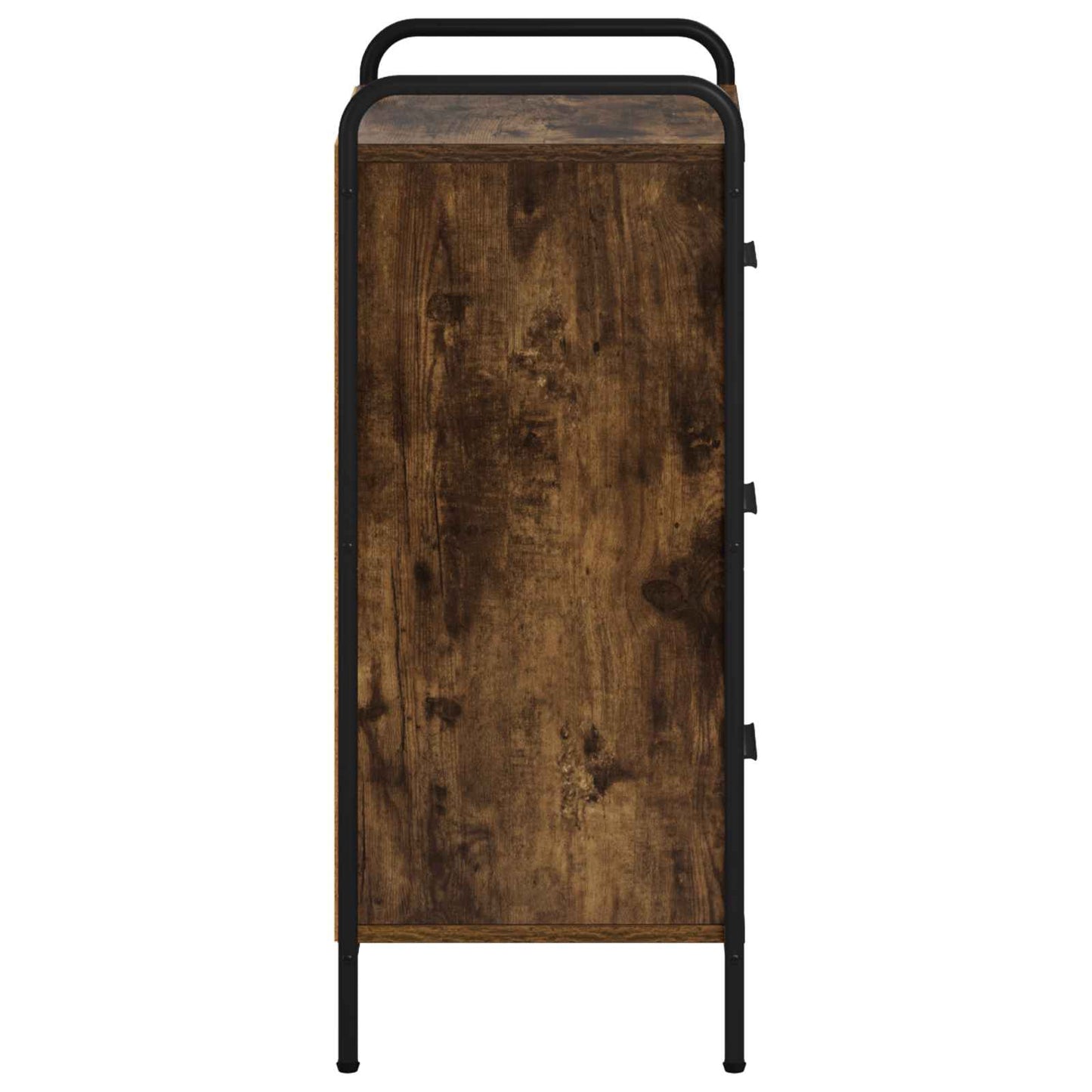 Sideboard Smoked Oak 73 x 33 x 81 cm Engineered Wood