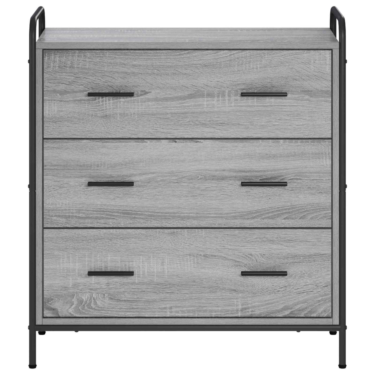 Sideboard Grey Sonoma 73 x 33 x 81 cm Engineered Wood