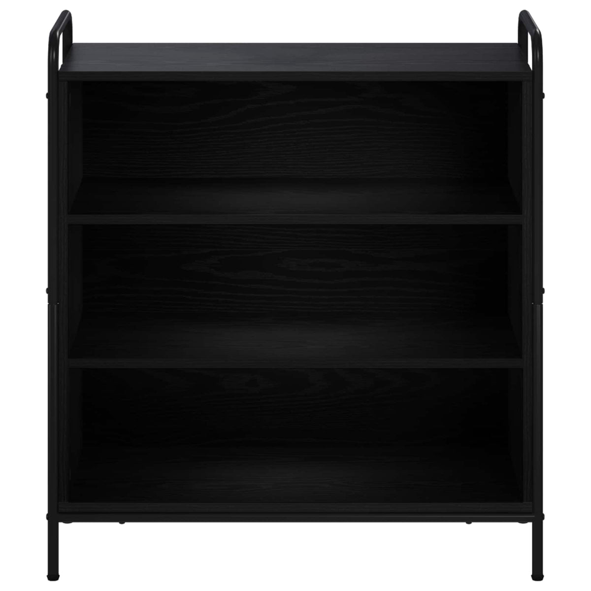 Sideboard Black Oak 73 x 33 x 81 cm Engineered Wood