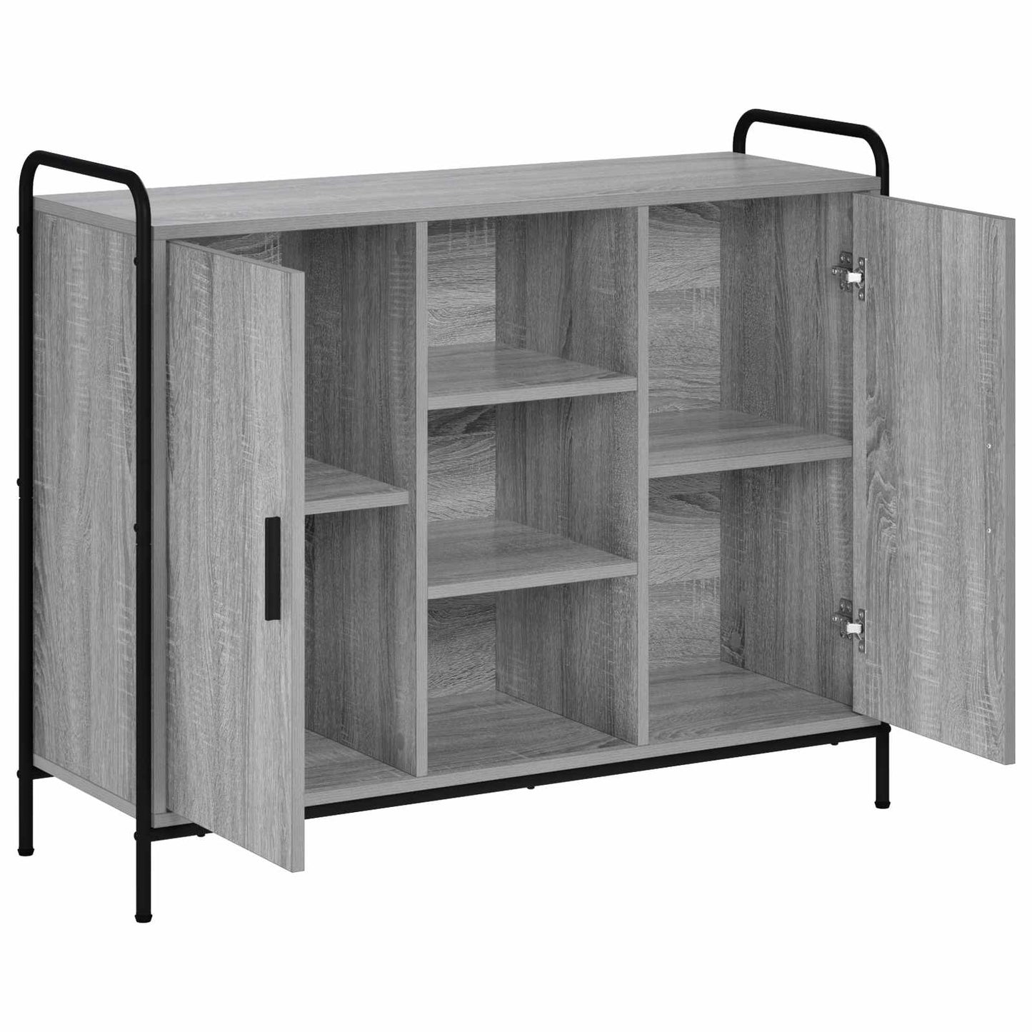 Sideboard Grey Sonoma 98.5 x 33 x 81 cm Engineered Wood