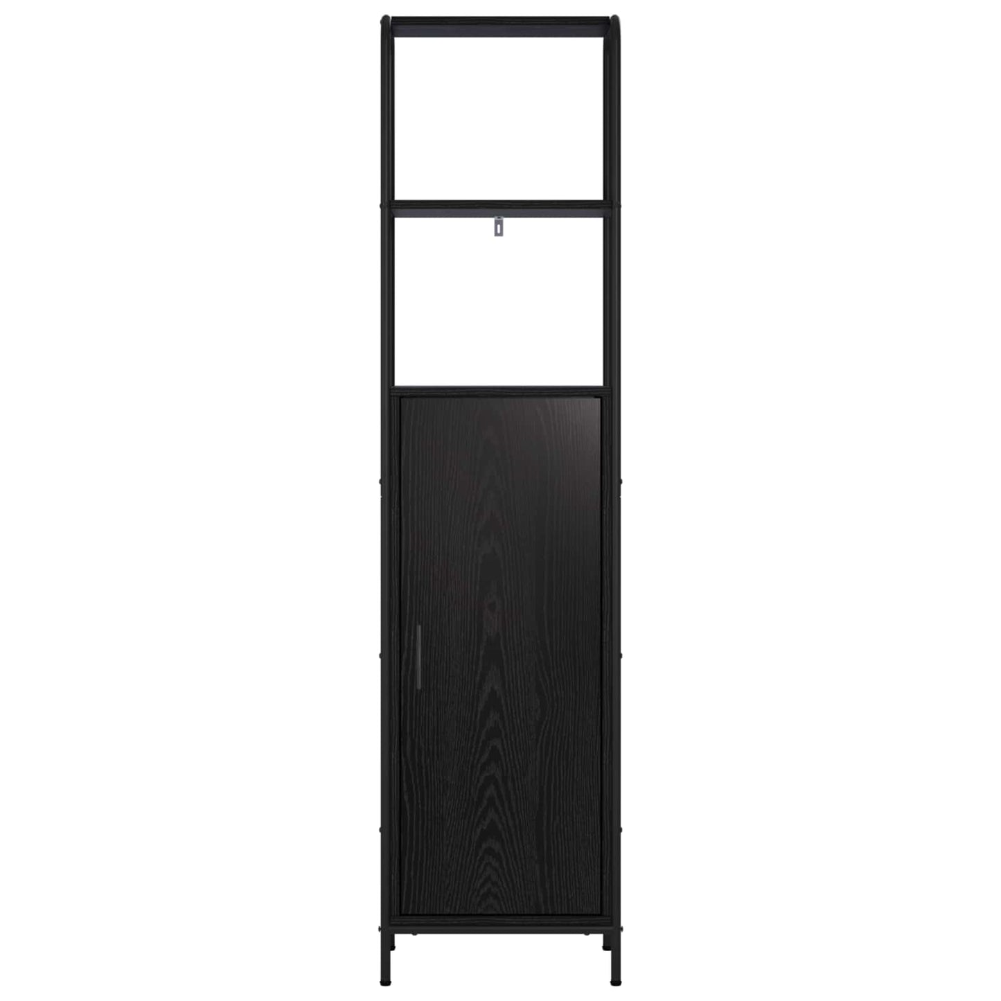 Highboard Black Oak 40 x 33 x 161 cm Engineered Wood
