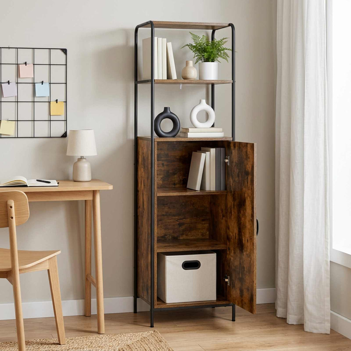 Highboard Smoked Oak 40 x 33 x 161 cm Engineered Wood
