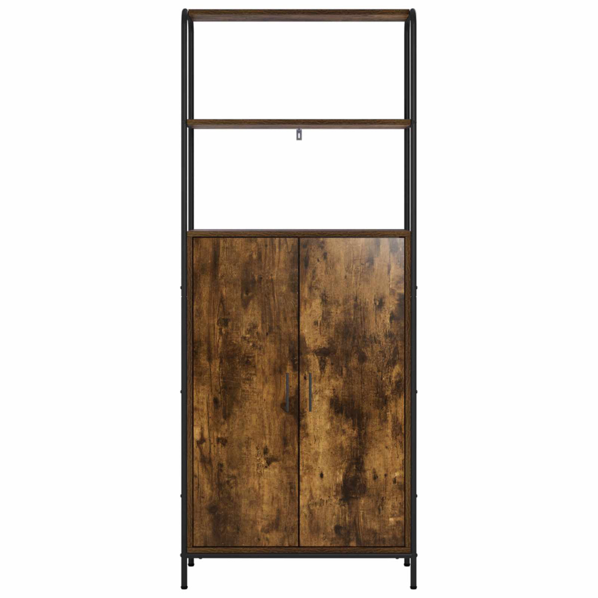 Highboard Smoked Oak 65 x 33 x 161 cm Engineered Wood