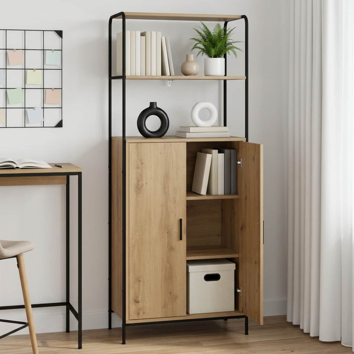 Highboard Artisan Oak 65 x 33 x 161 cm Engineered Wood