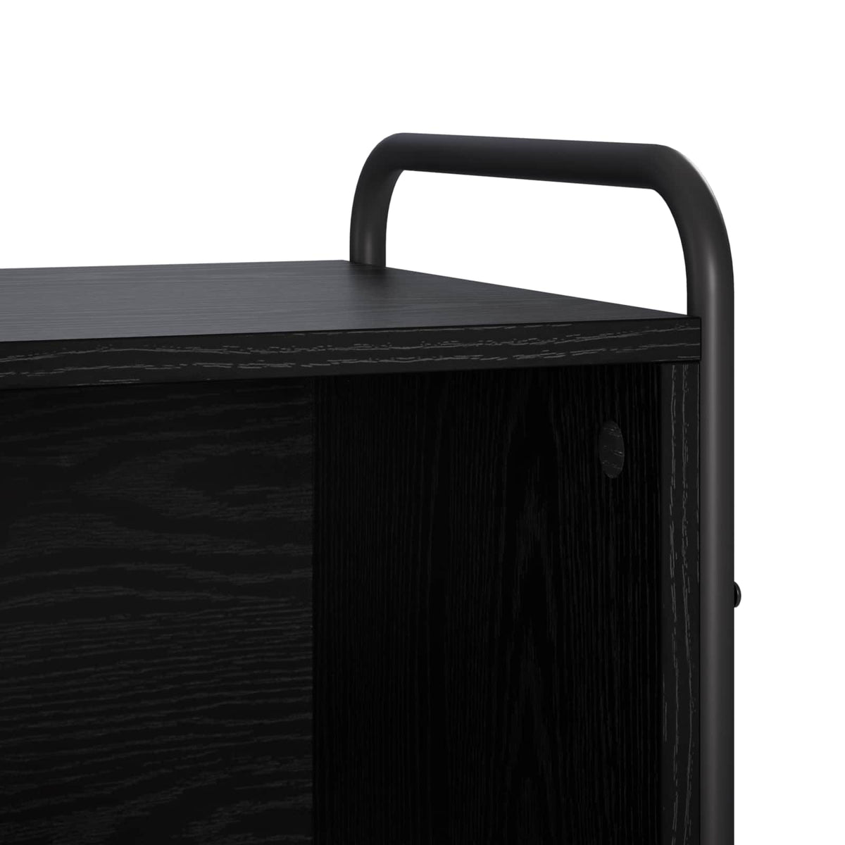 Book Cabinet 43 x 33 x 80 cm Engineered Wood Black Oak