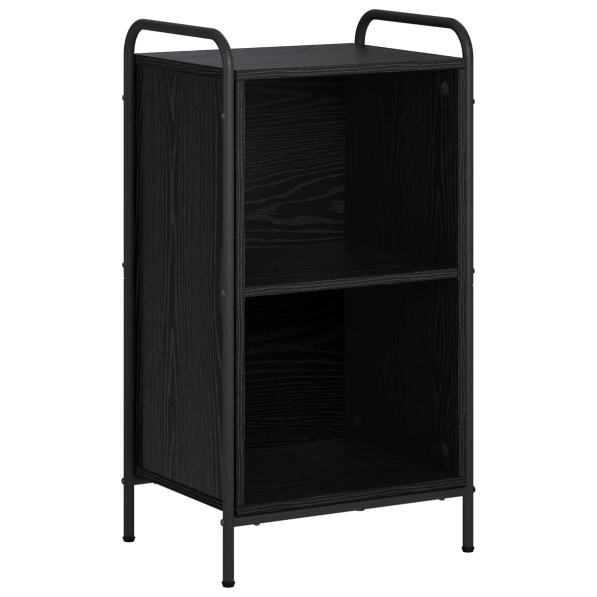Book Cabinet 43 x 33 x 80 cm Engineered Wood Black Oak