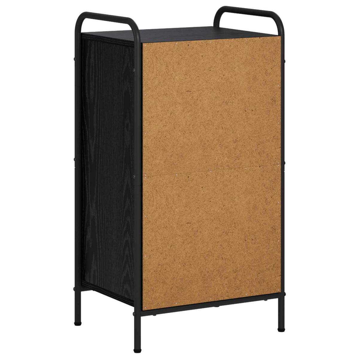Book Cabinet 43 x 33 x 80 cm Engineered Wood Black Oak