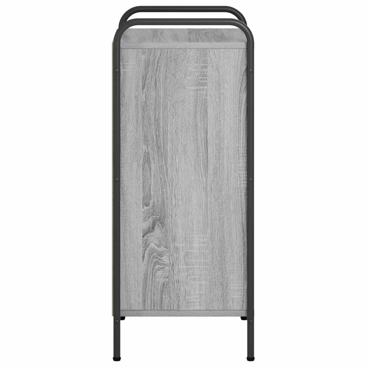 Book Cabinet 43 x 33 x 80 cm Engineered Wood Grey Sonoma