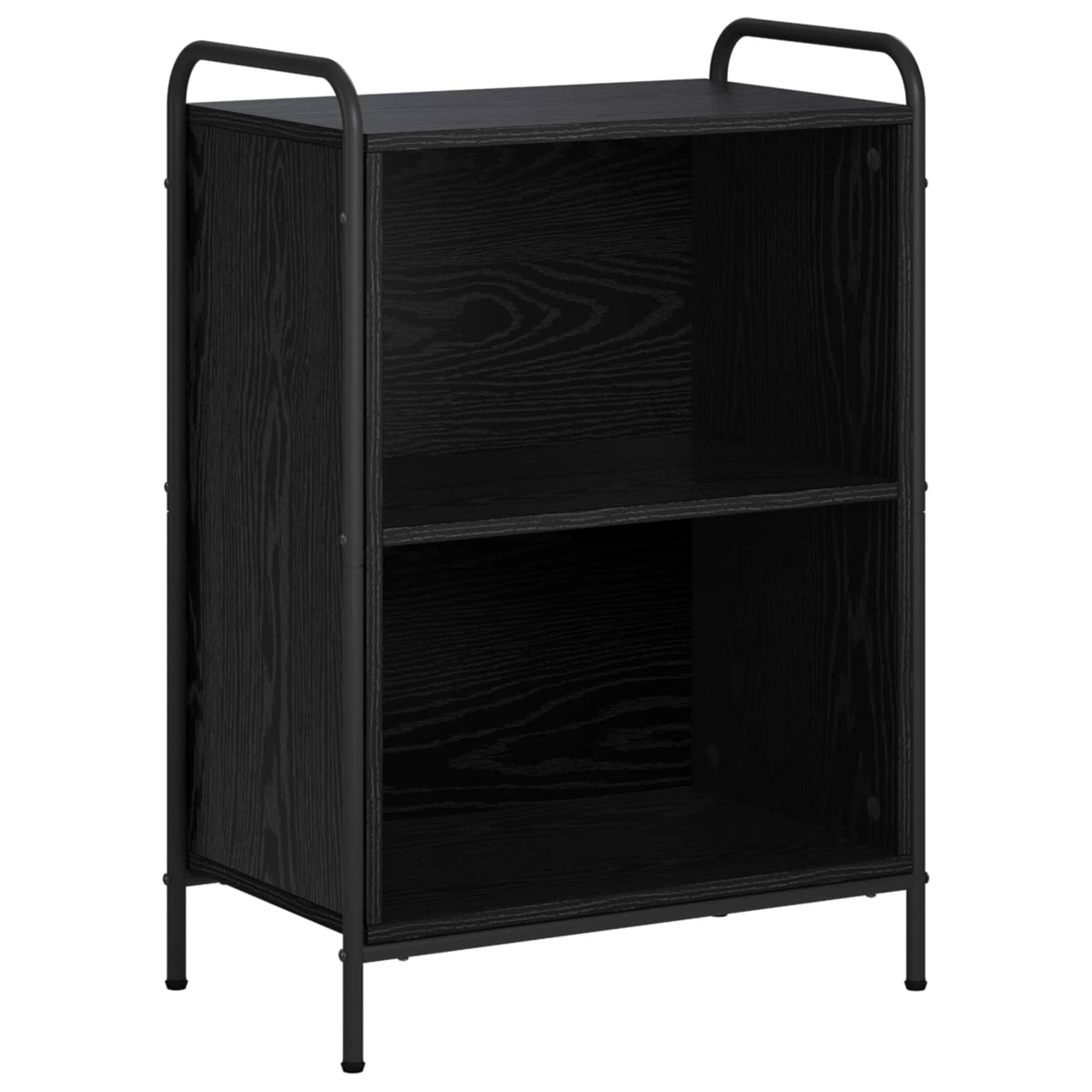 Book Cabinet 55.5 x 33 x 80 cm Engineered Wood Black Oak