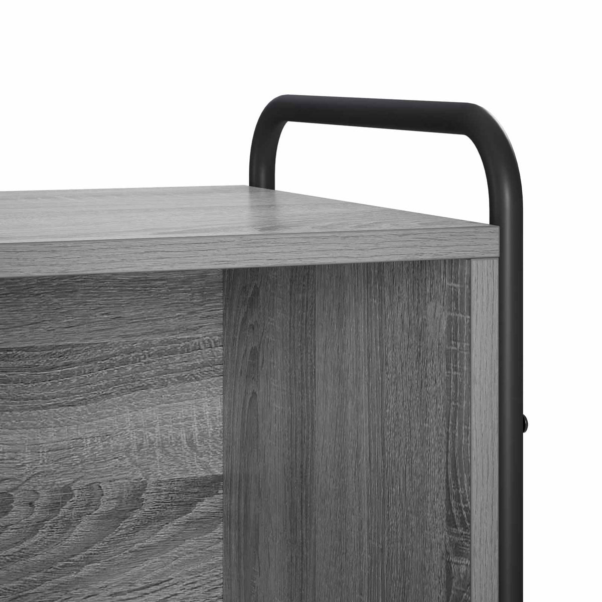 Book Cabinet 80 x 33 x 80 cm Engineered Wood Grey Sonoma