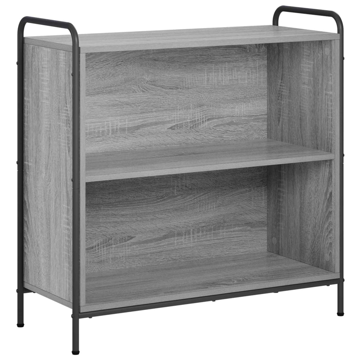 Book Cabinet 80 x 33 x 80 cm Engineered Wood Grey Sonoma