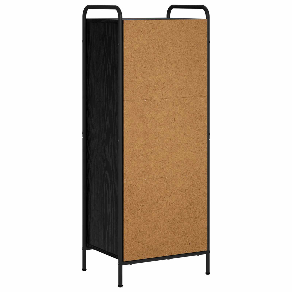 Book Cabinet 43 x 33 x 111 cm Engineered Wood Black Oak