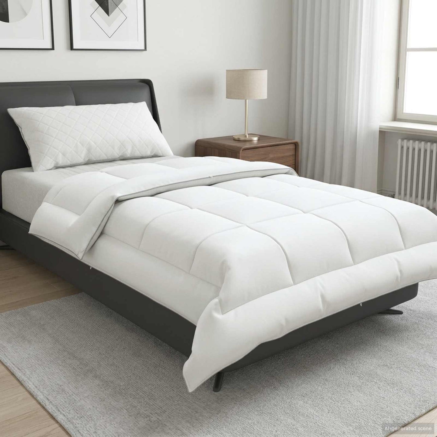Duvet TRIER 150x200 cm Summer 140 GSM 100% Australian Wool
