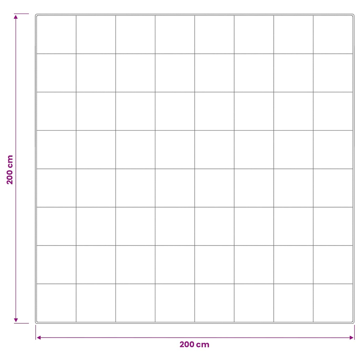 Duvet 200x200 cm Summer 200 GSM Australian Wool White