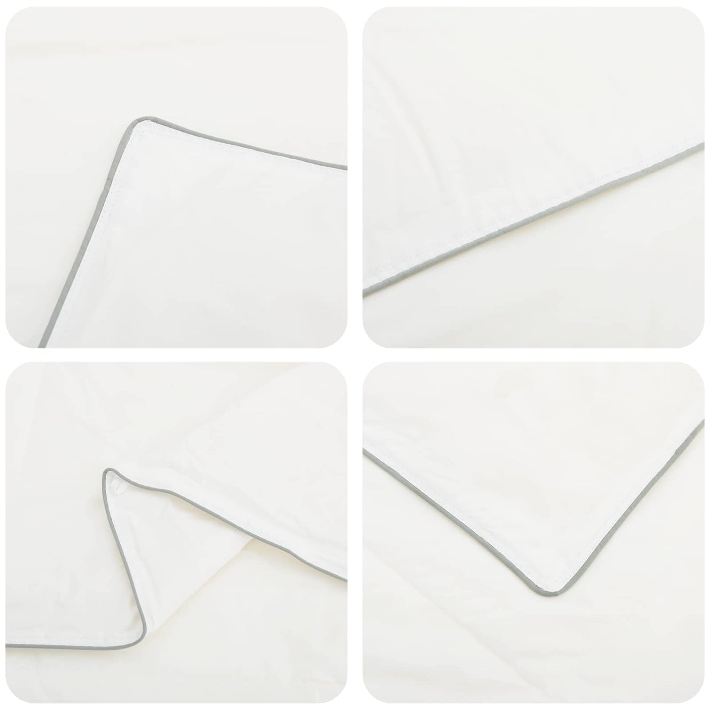 Duvet 150x200 cm 4 Seasons 300 GSM Australian Wool White