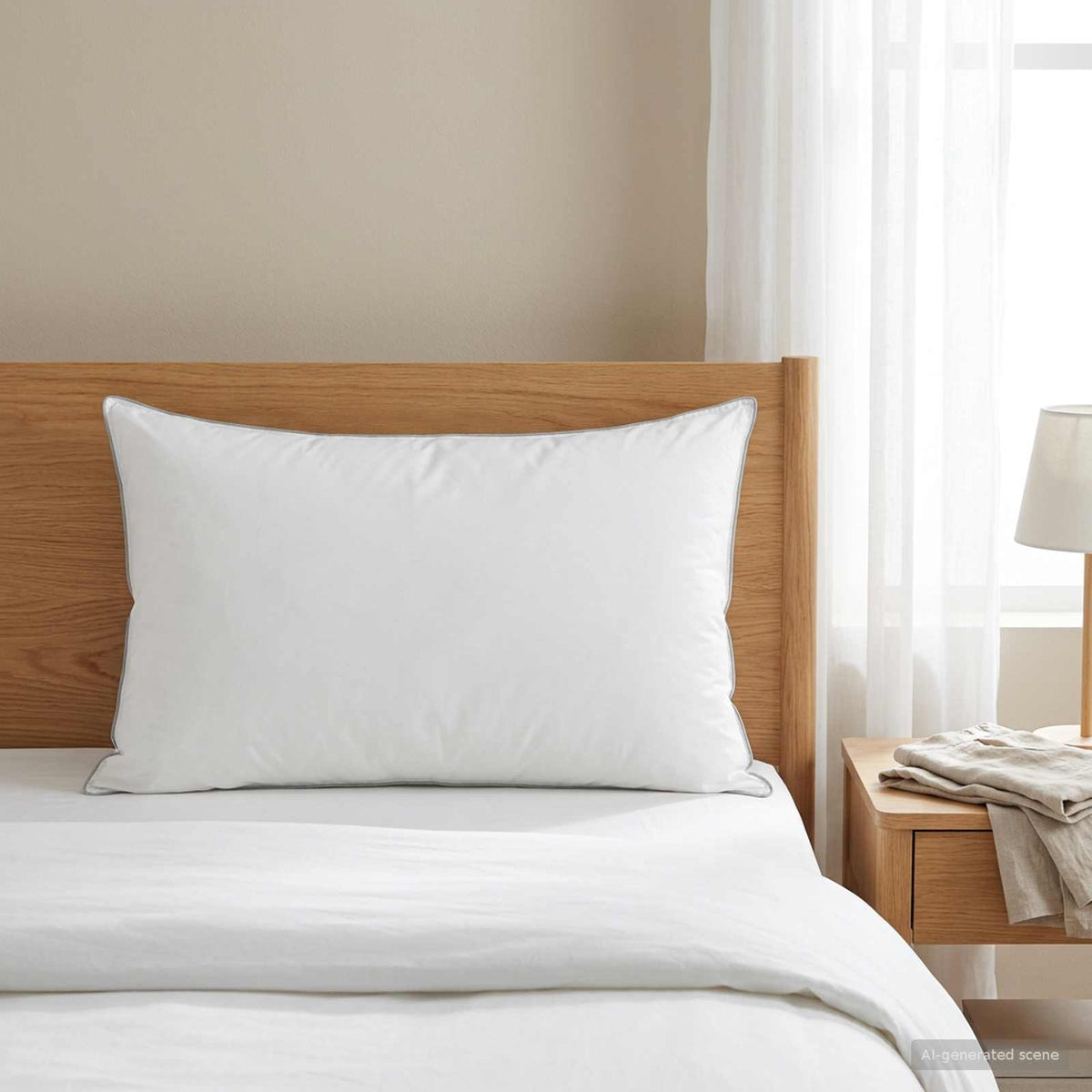 Pillow 40 x 60 cm Australian Wool White