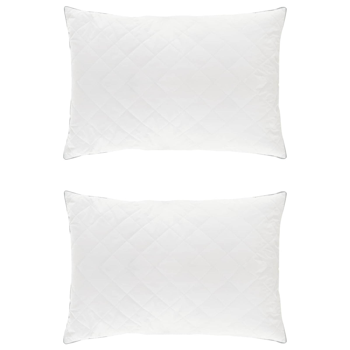 Pillow FULDA 2 pcs 40 x 80 cm 100% Goose Down & Feather White