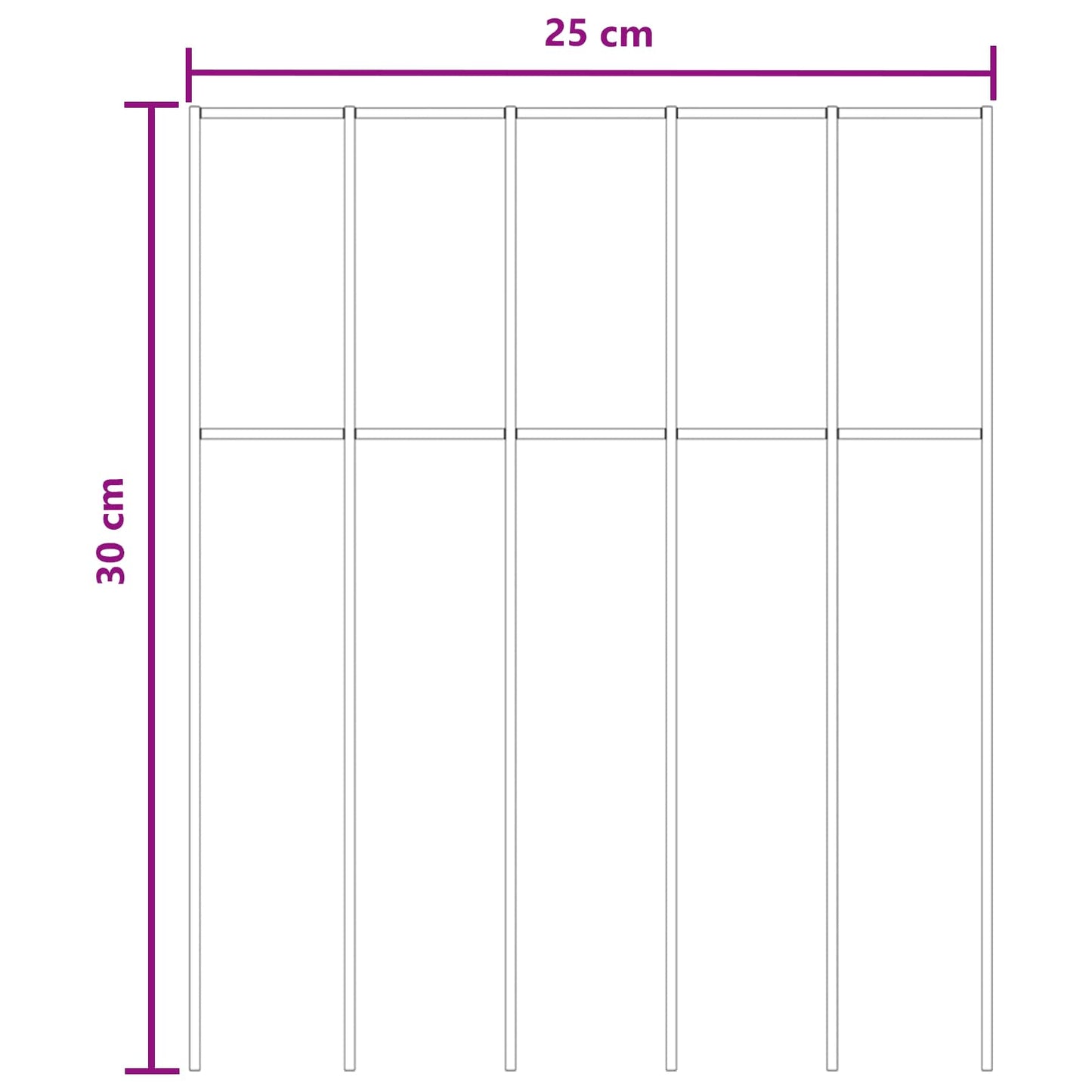 Garden Fence Panel 24 pcs Galvanised Steel Silver