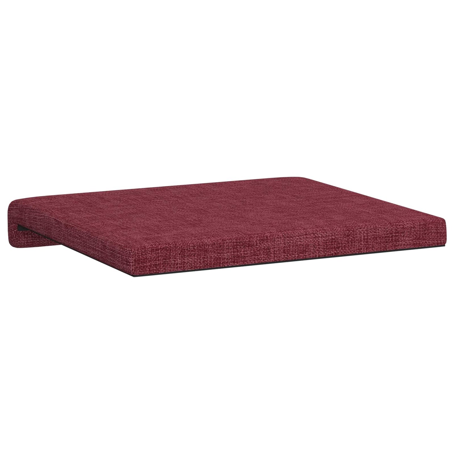 Bench Cushion 2 pcs Fabric Wine Red Depth 35 cm