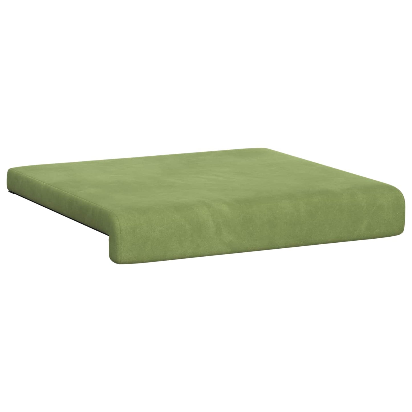 Bench Cushion 2 pcs Velvet Light Green Depth 35 cm