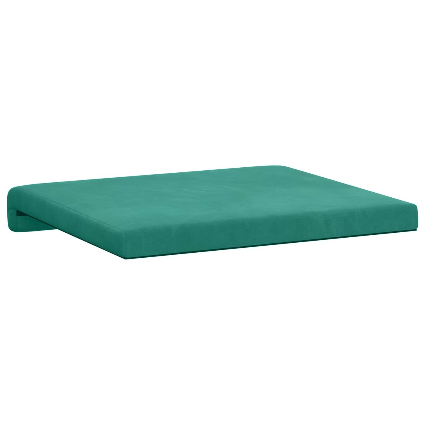 Bench Cushion 2 pcs Velvet Turquoise Depth 35 cm