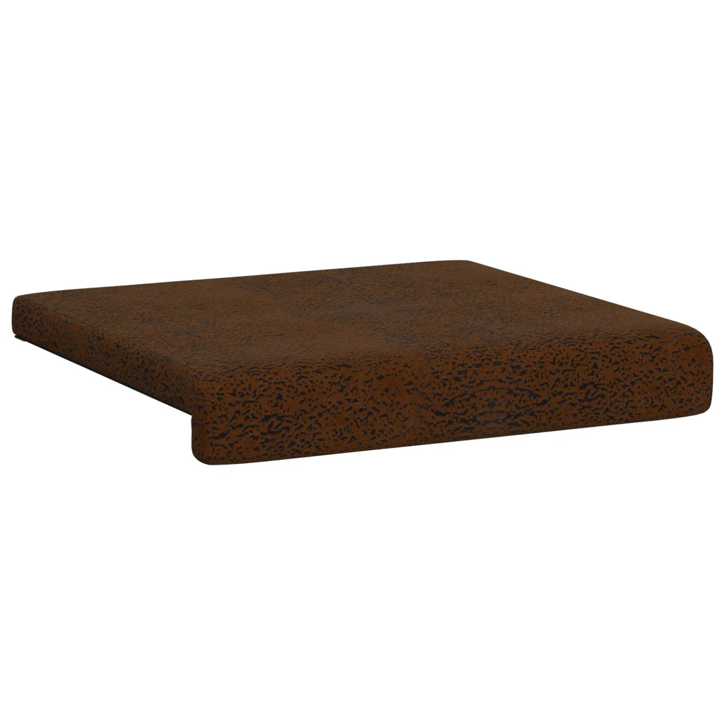 Bench Cushion 2 pcs Faux Suede Fabric Brown Depth 35 cm