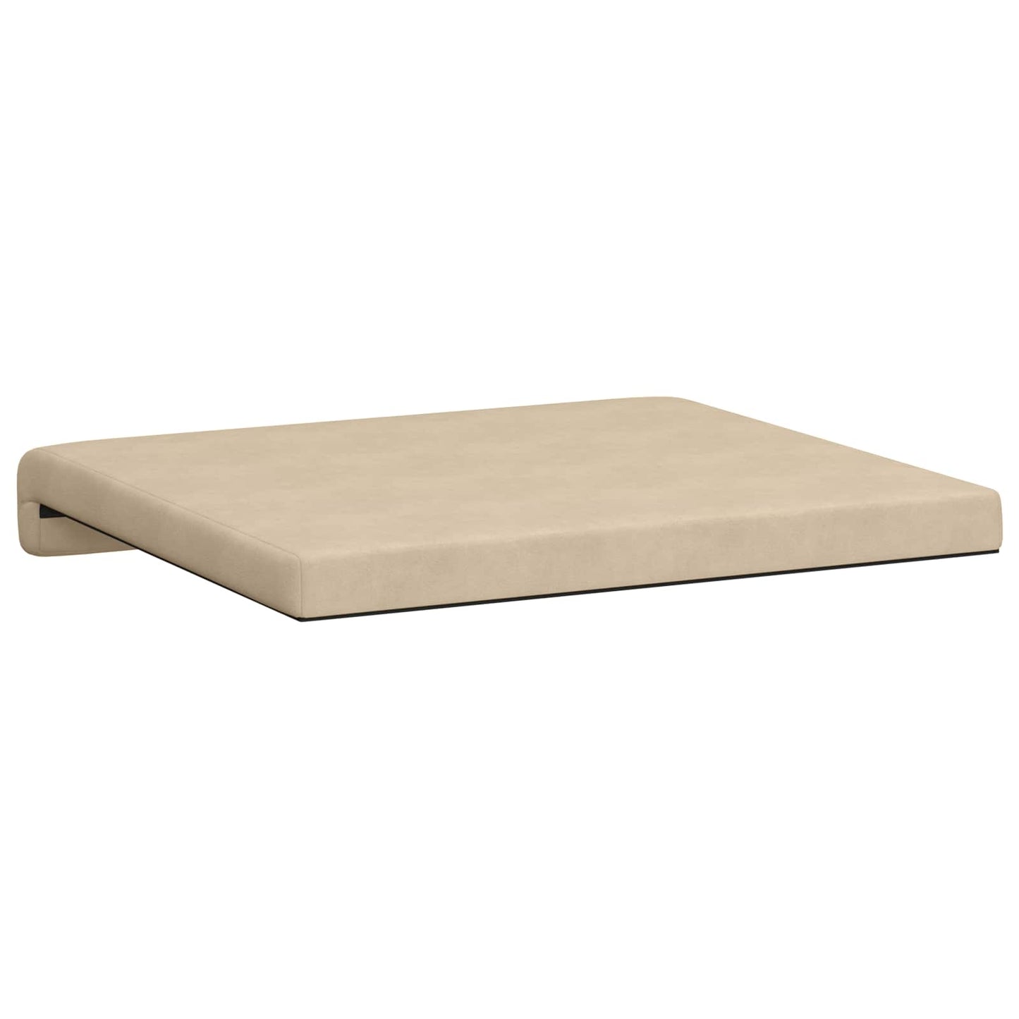 Bench Cushion 2 pcs Microfiber Cream Depth 35 cm