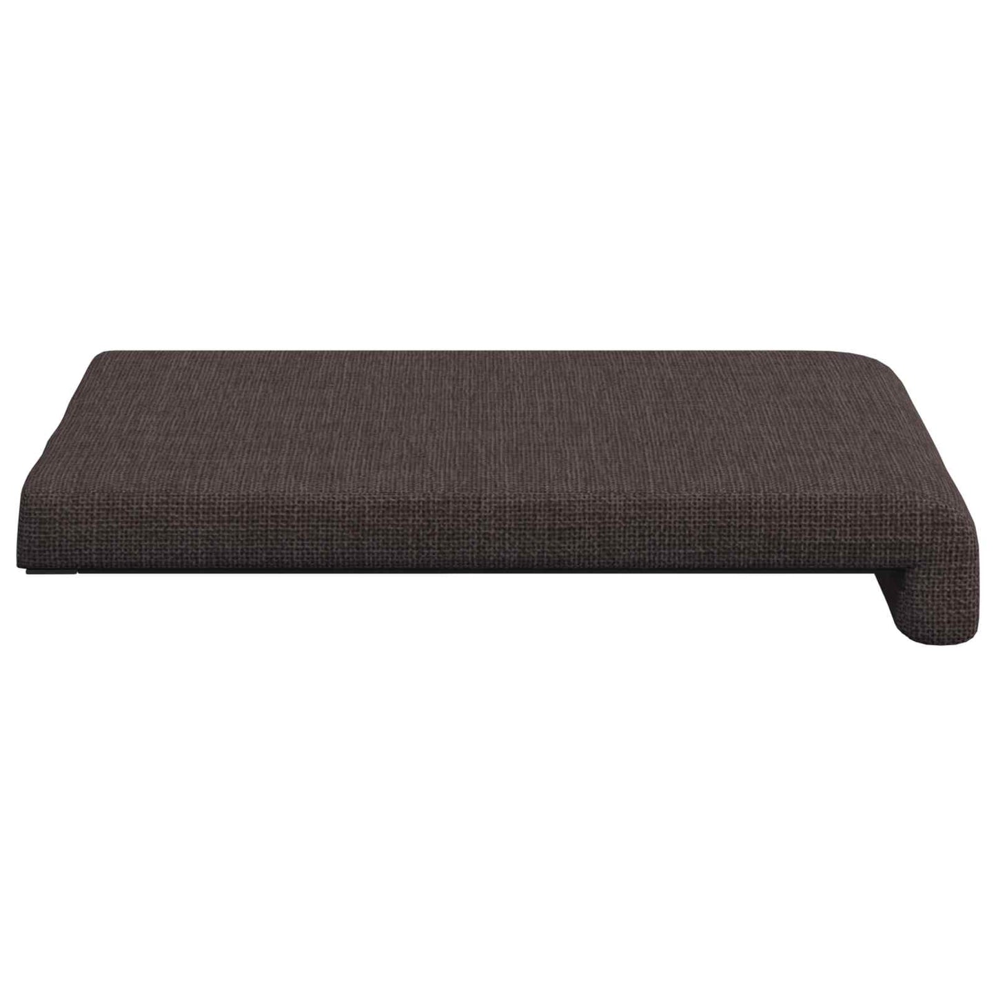 Bench Cushion 4 pcs Fabric Dark Brown Depth 35 cm