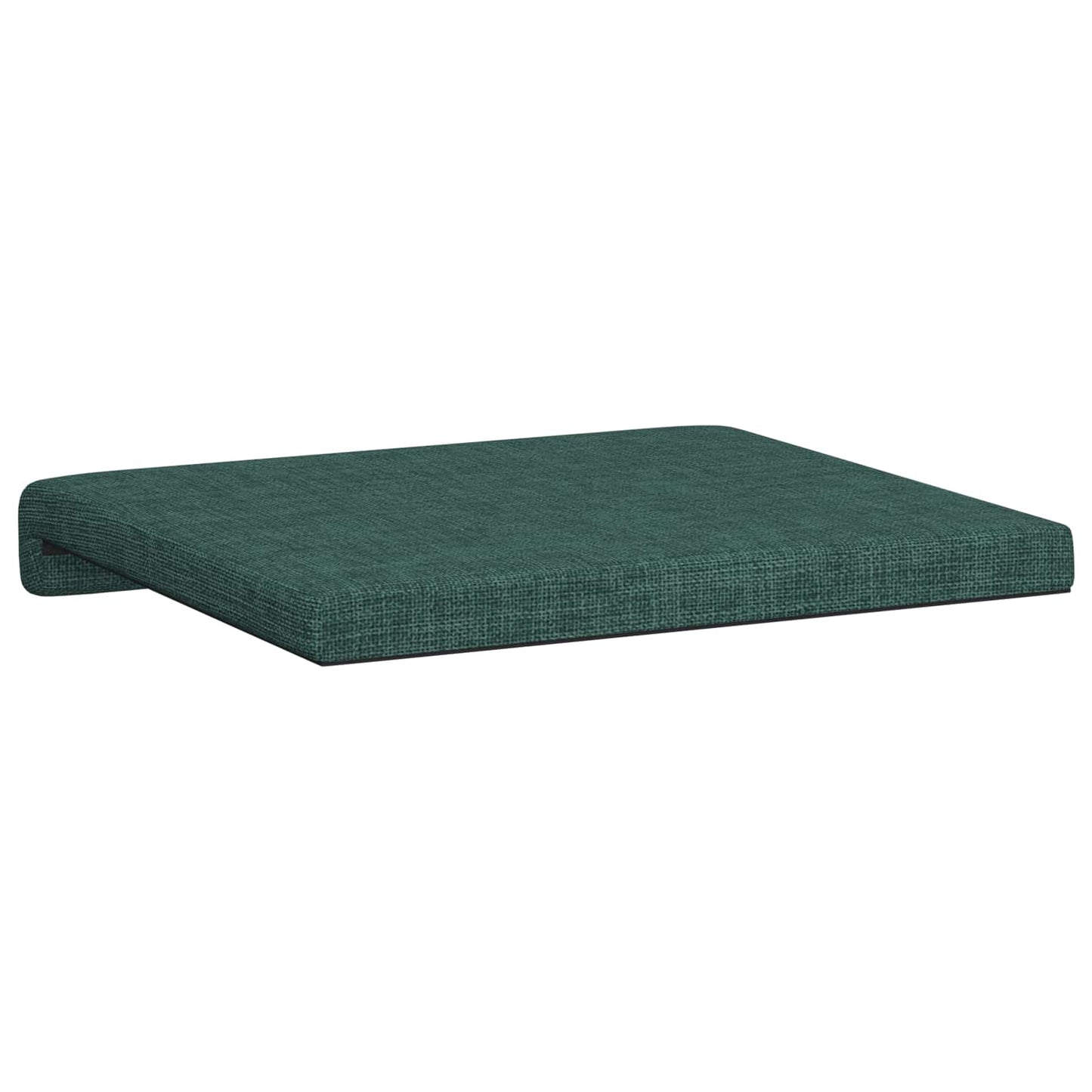Bench Cushion 4 pcs Fabric Dark Green Depth 35 cm