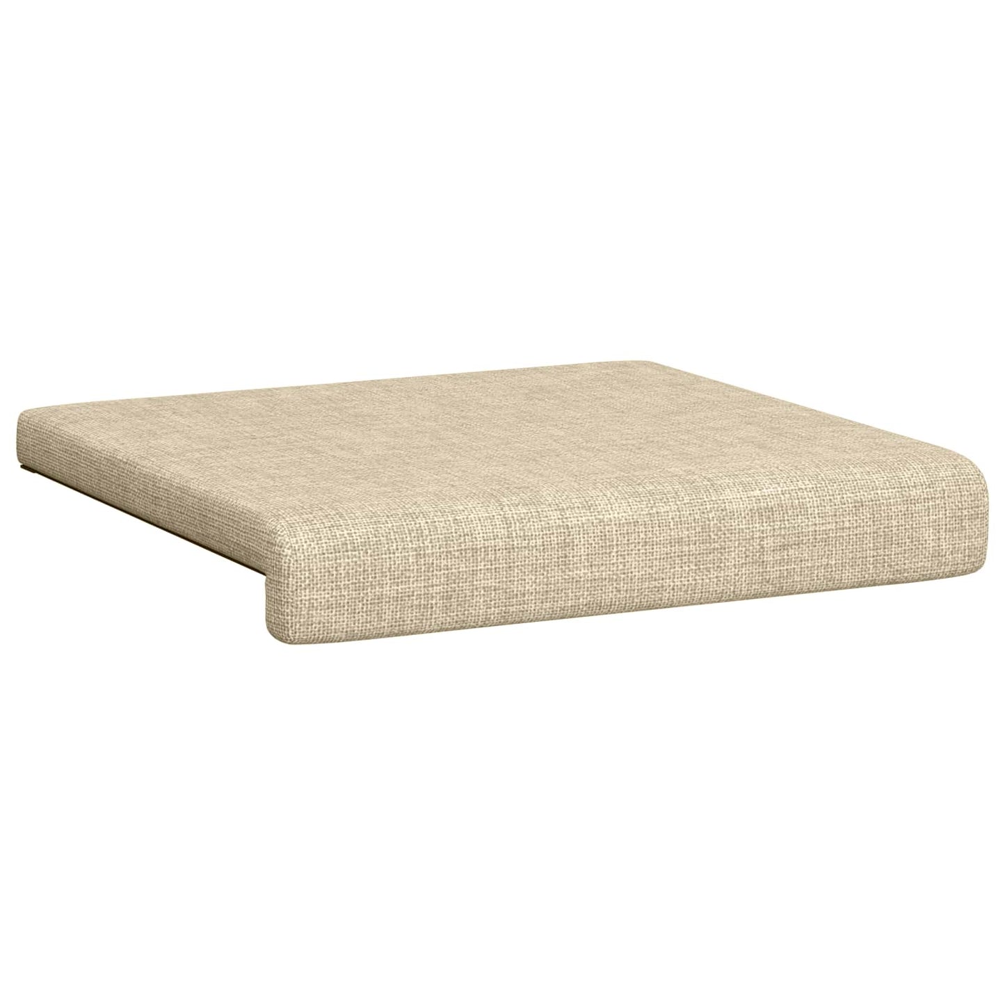 Bench Cushion 4 pcs Fabric Cream Depth 35 cm