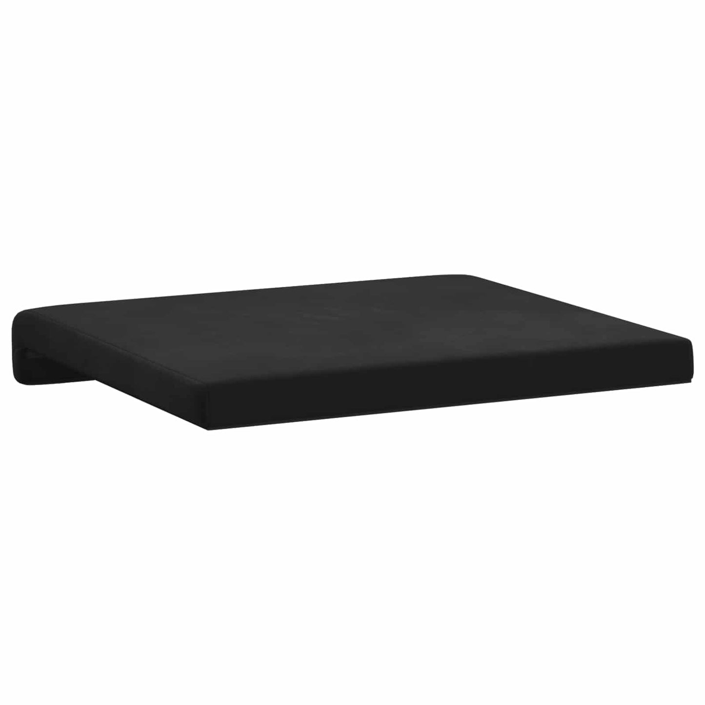 Bench Cushion 4 pcs Velvet Black Depth 35 cm