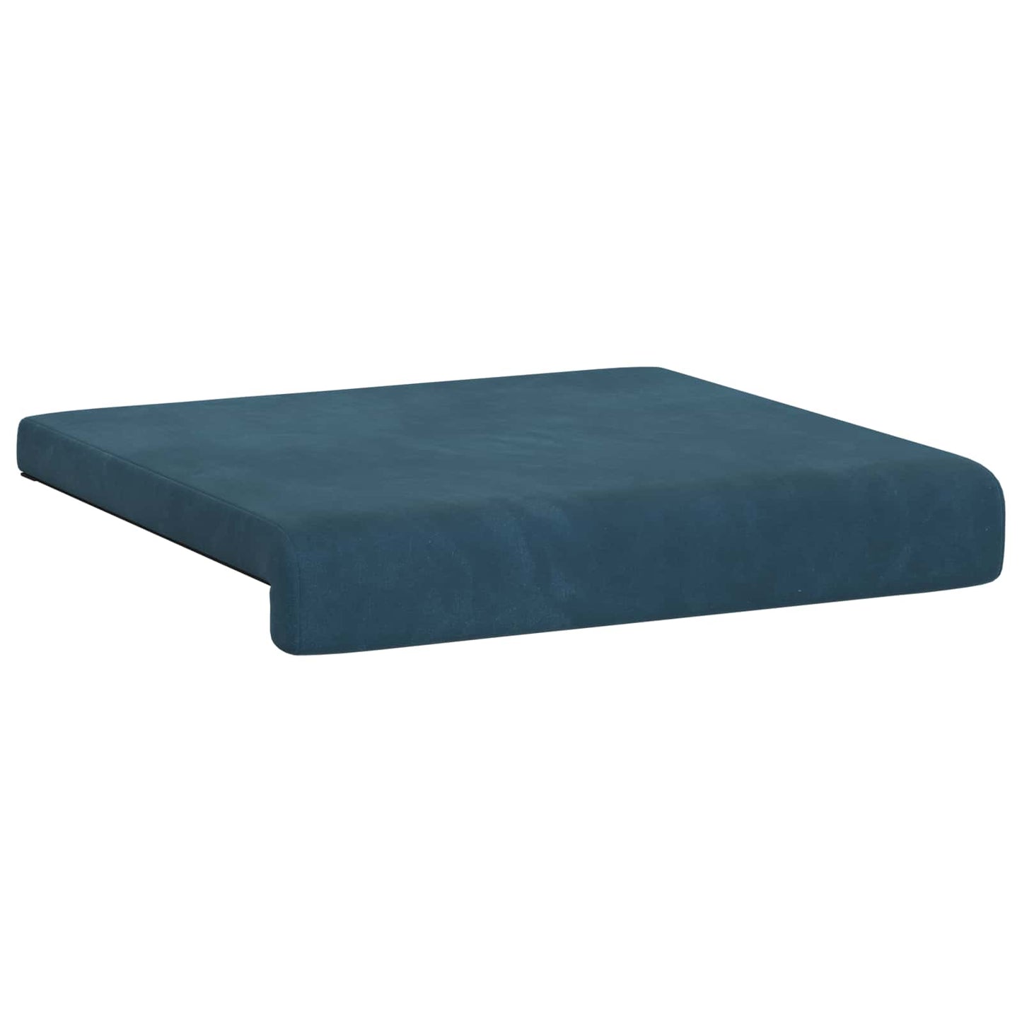 Bench Cushion 4 pcs Velvet Blue Depth 35 cm