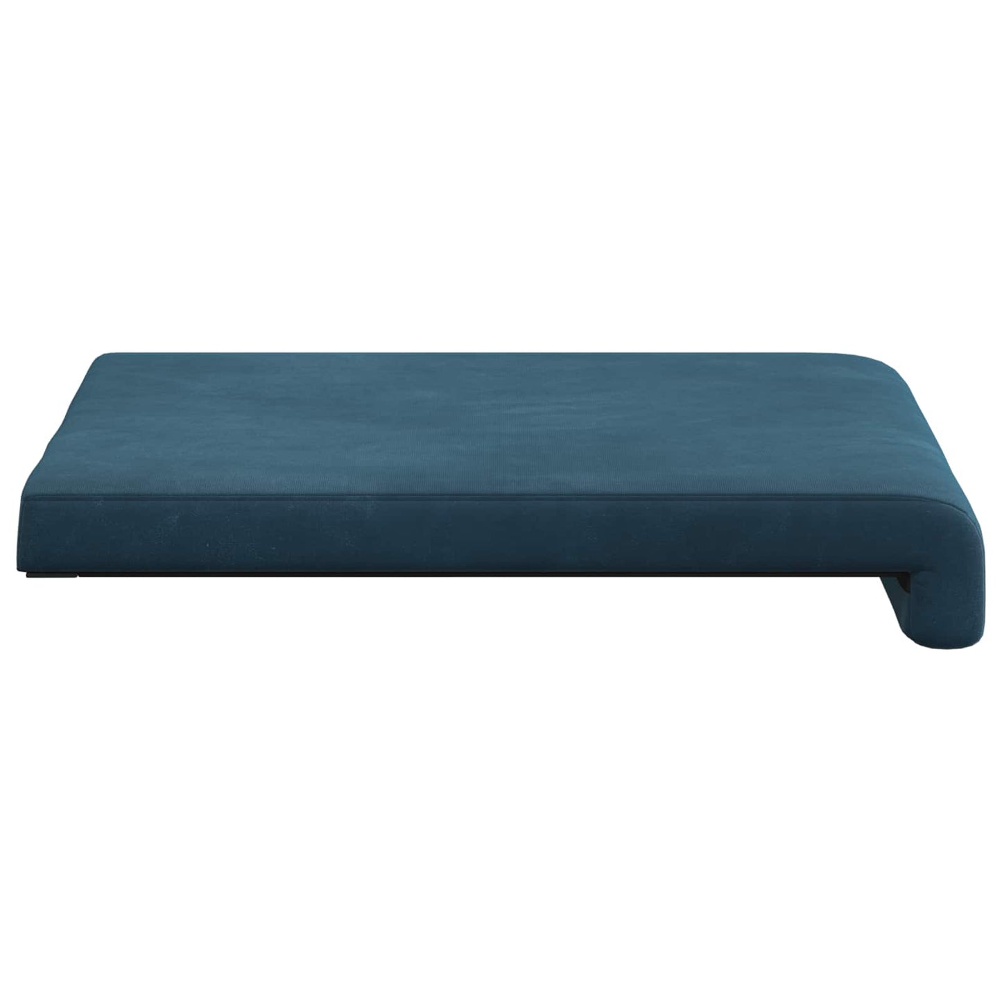 Bench Cushion 4 pcs Velvet Blue Depth 35 cm