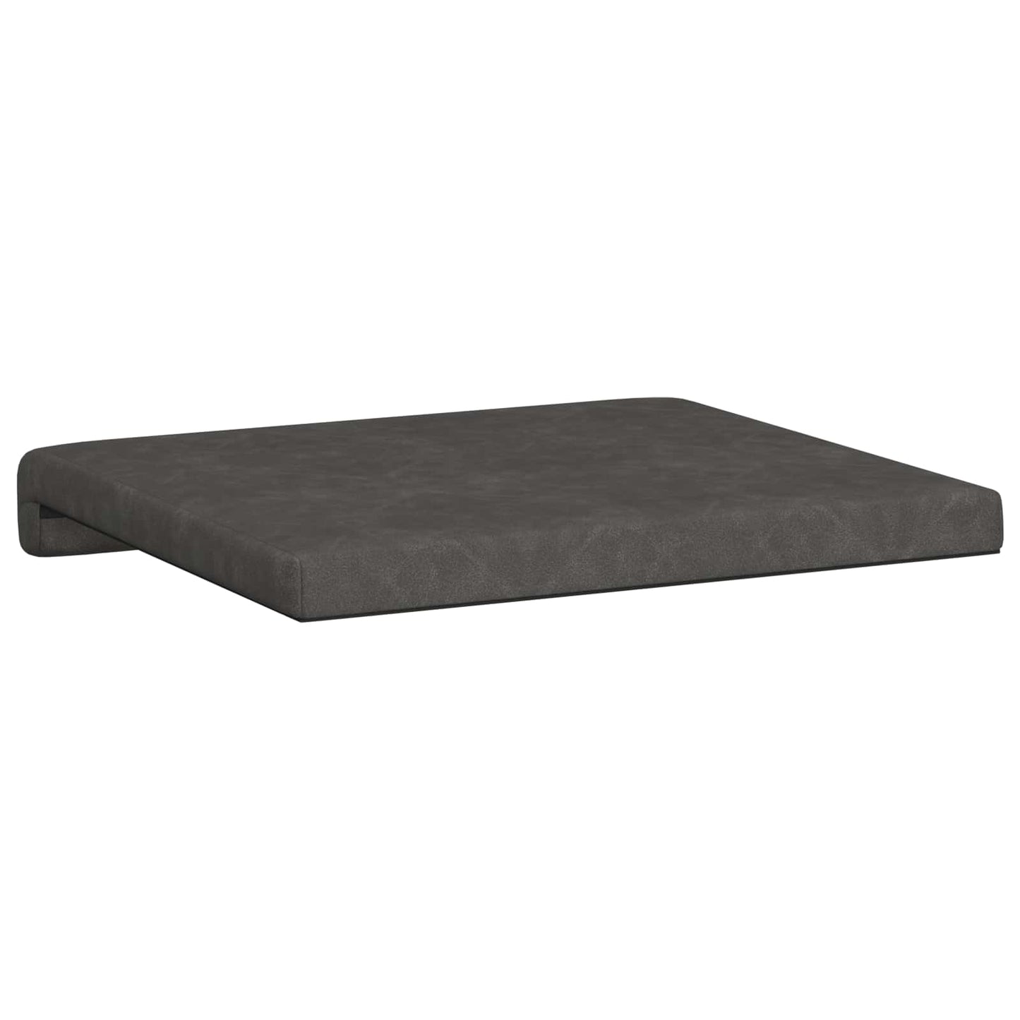 Bench Cushion 4 pcs Faux Leather Black Depth 35 cm