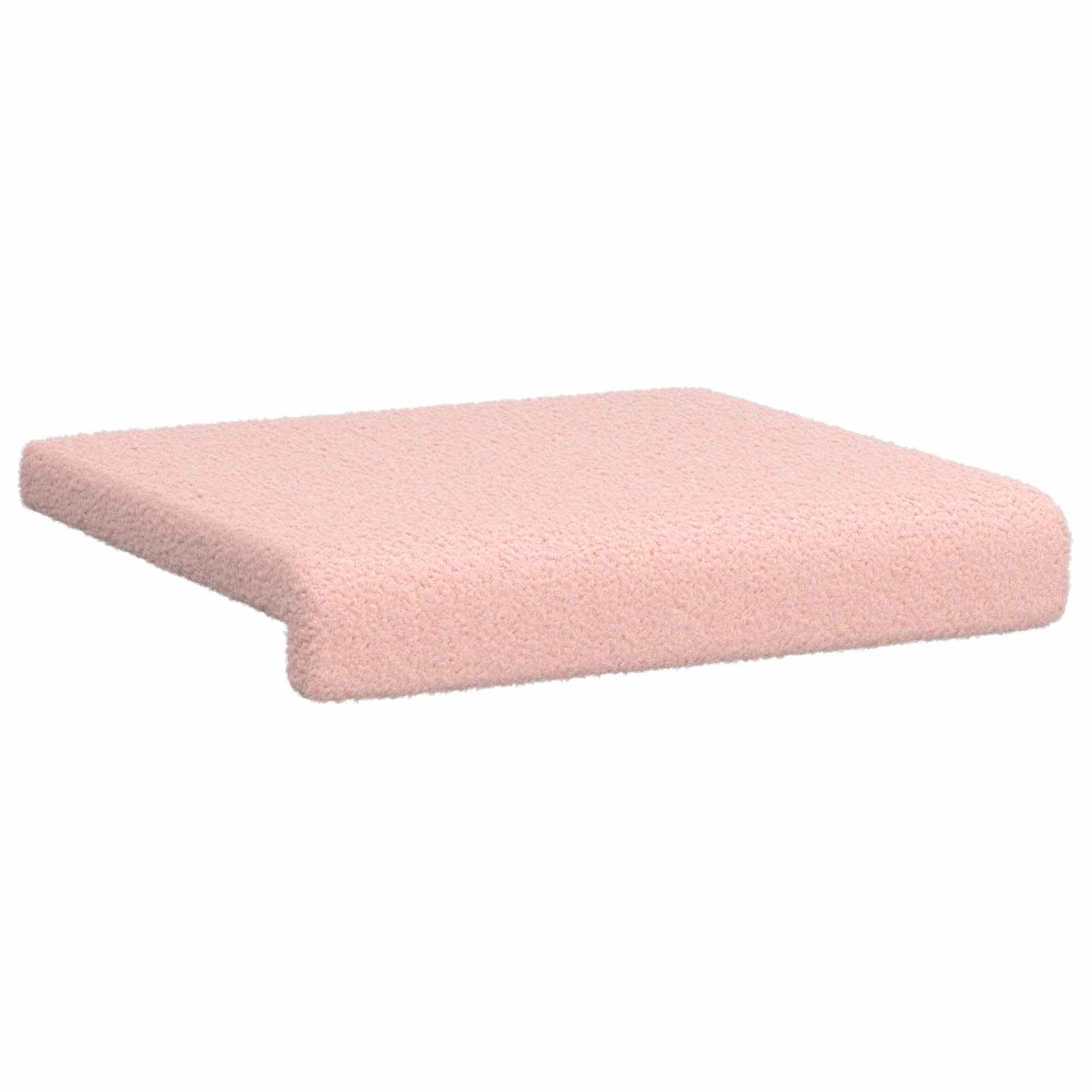 Bench Cushion 4 pcs Sherpa Fabric Pink Depth 35 cm