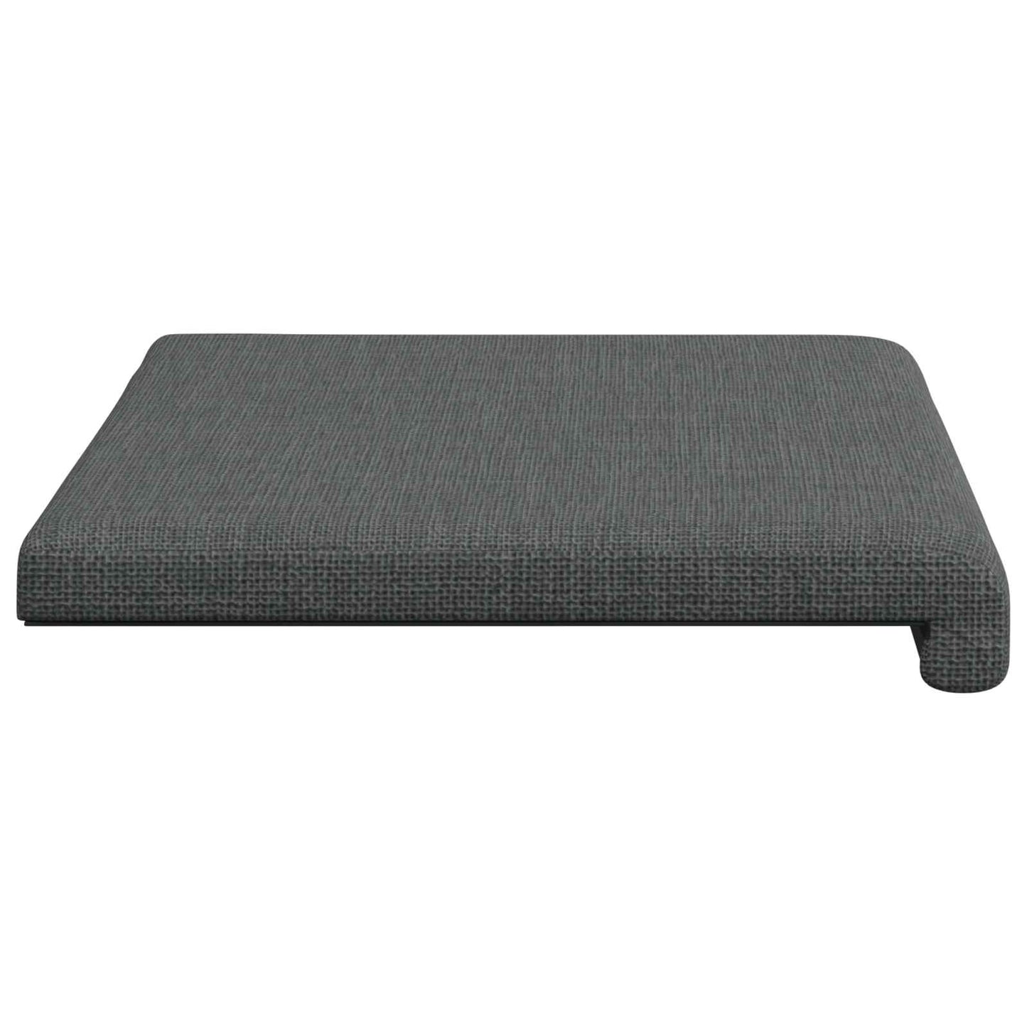 Bench Cushion Fabric Dark Grey Depth 35 cm
