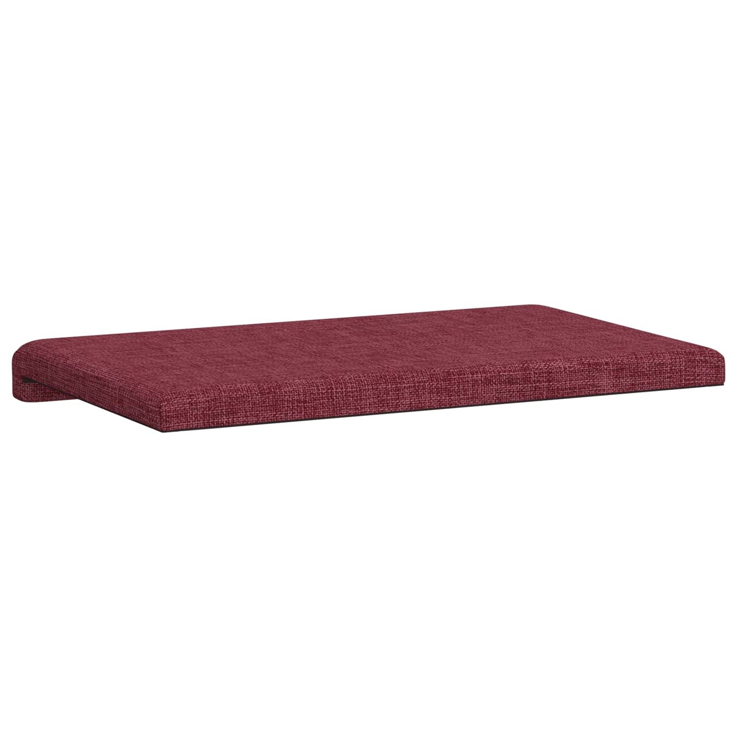 Bench Cushion Fabric Wine Red Depth 35 cm