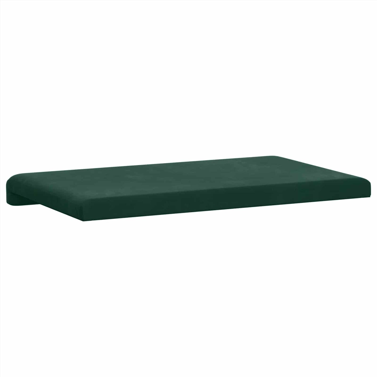 Bench Cushion Velvet Dark Green Depth 35 cm