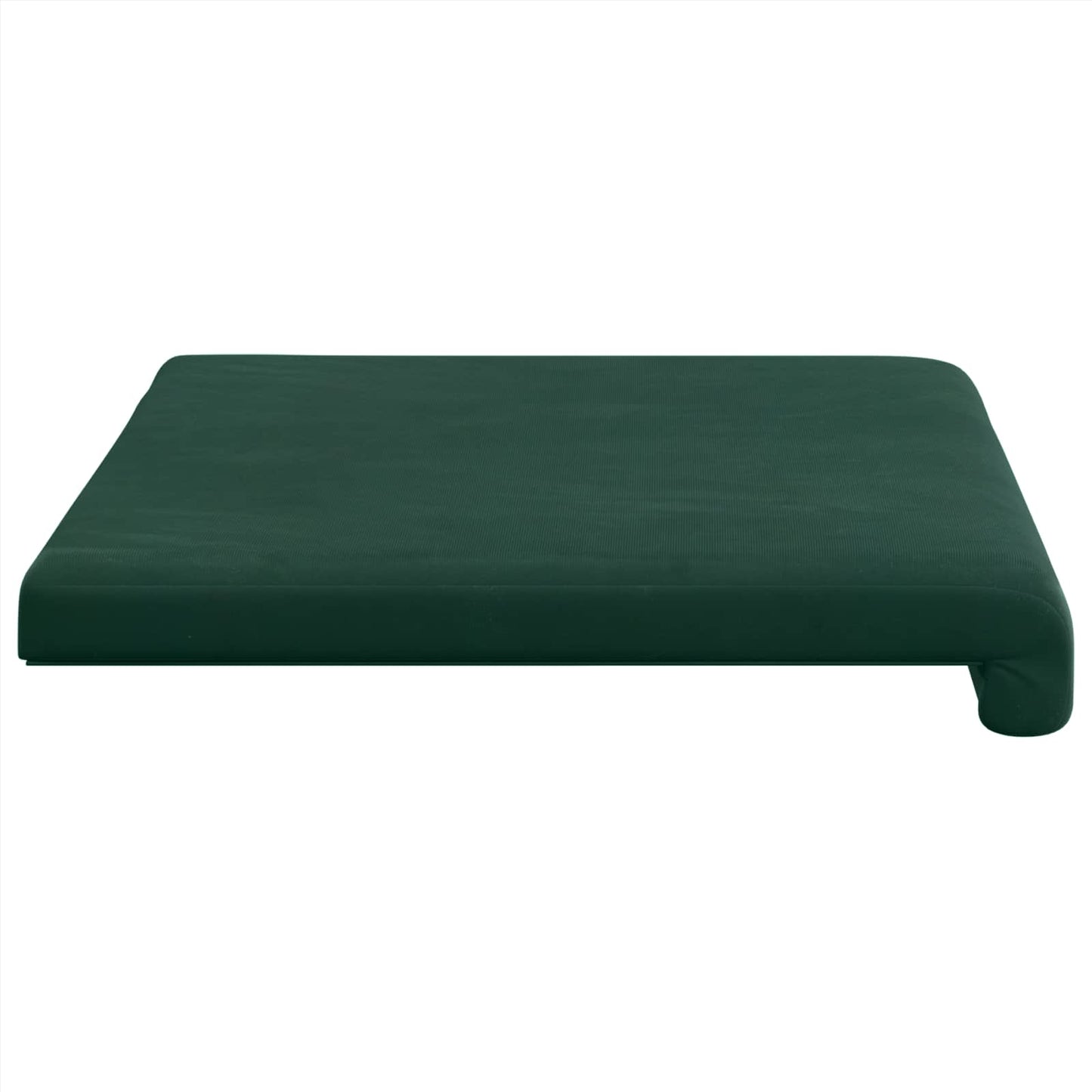 Bench Cushion Velvet Dark Green Depth 35 cm