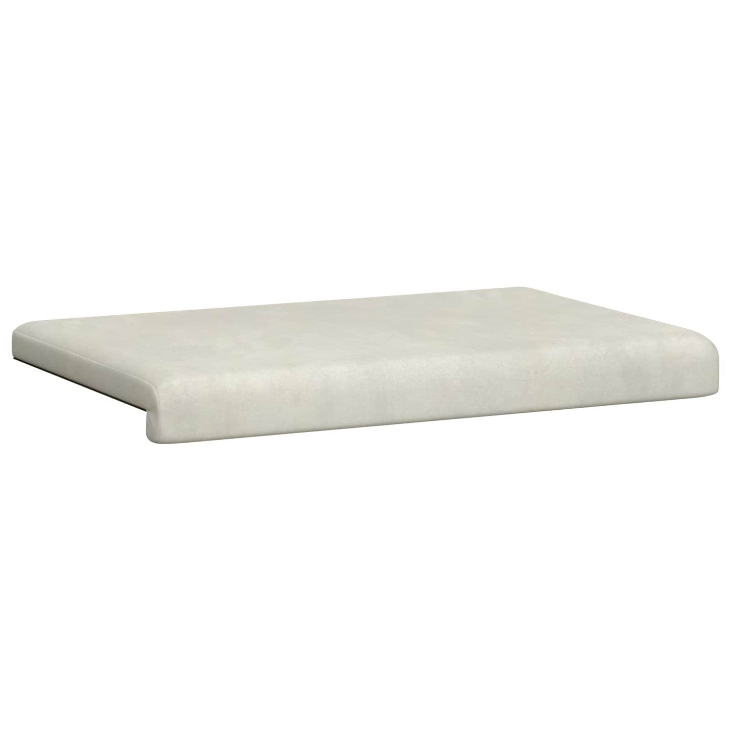 Bench Cushion Velvet Cream Depth 35 cm