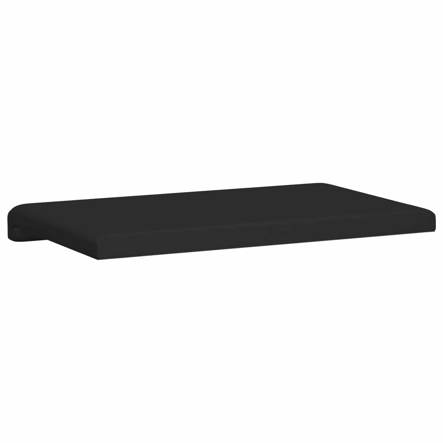Bench Cushion Faux Leather Black Depth 35 cm