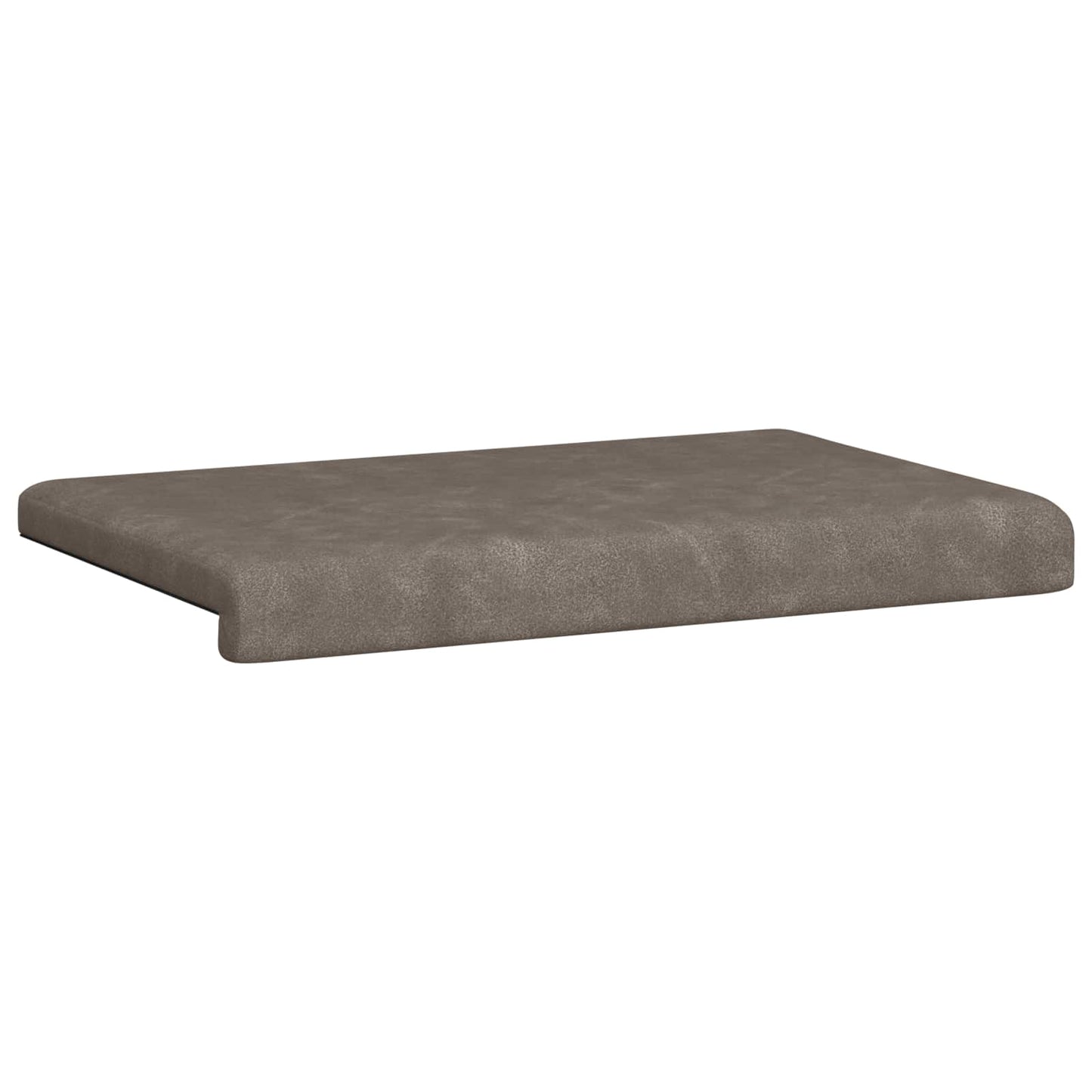 Bench Cushion Faux Leather Grey Depth 35 cm