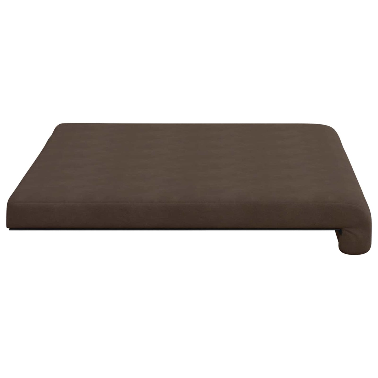 Bench Cushion Microfiber Brown Depth 35 cm