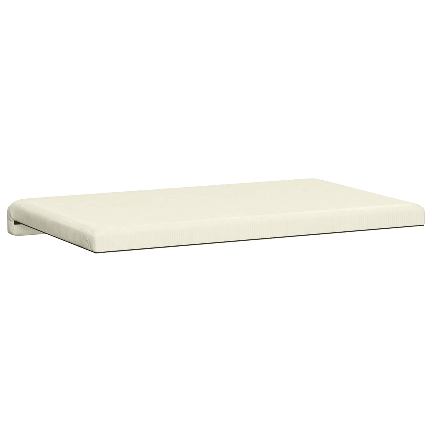 Bench Cushion Corduroy Cream Depth 35 cm